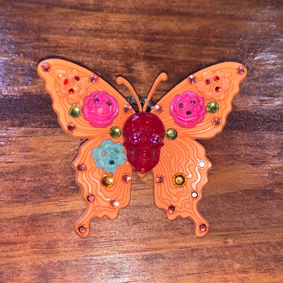 Rare Vintage Tarina Tarinto Rhinestone Butterfly Ring - Picture 3 of 17